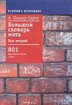 Алексей Плуцер-Сарно - Большой словарь мата. Том 2