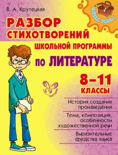 Валентина Крутецкая - Разбор стихотворений школьной программы по литературе. 8-11 классы