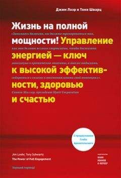 Тони Шварц - Жизнь на полной мощности. Управление энергией – ключ к высокой эффективности, здоровью и счастью